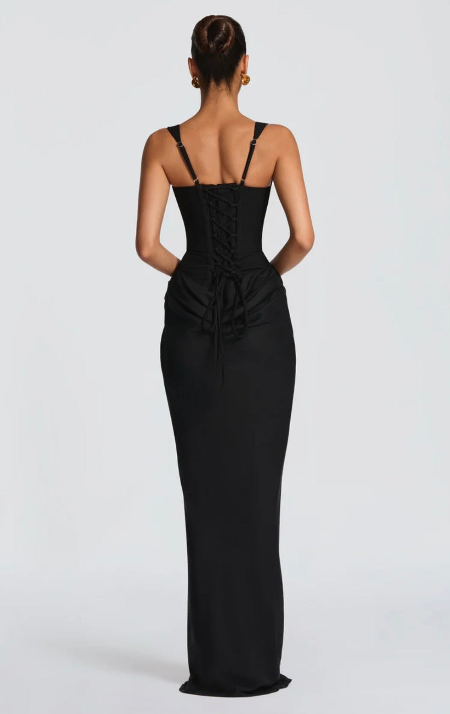 Square-Neck Maxi Dress – Square Neck, Occasion Gown for Weddings & Events