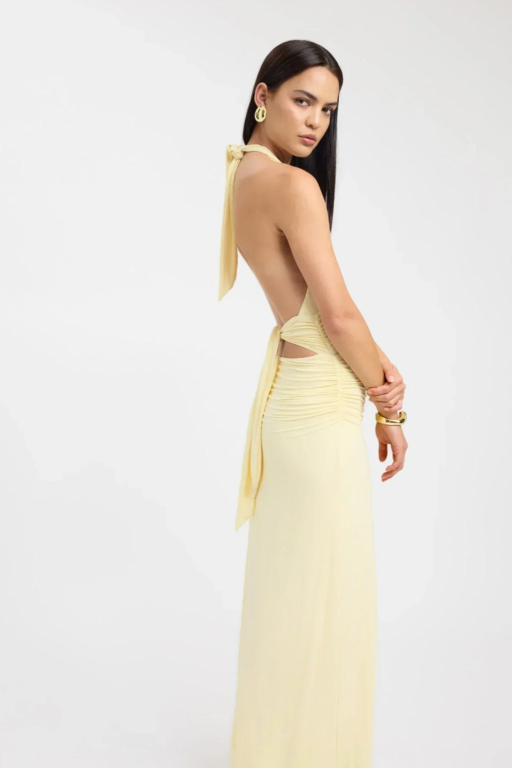 Ruched Maxi Dress – Occasion Gown for Weddings & Events