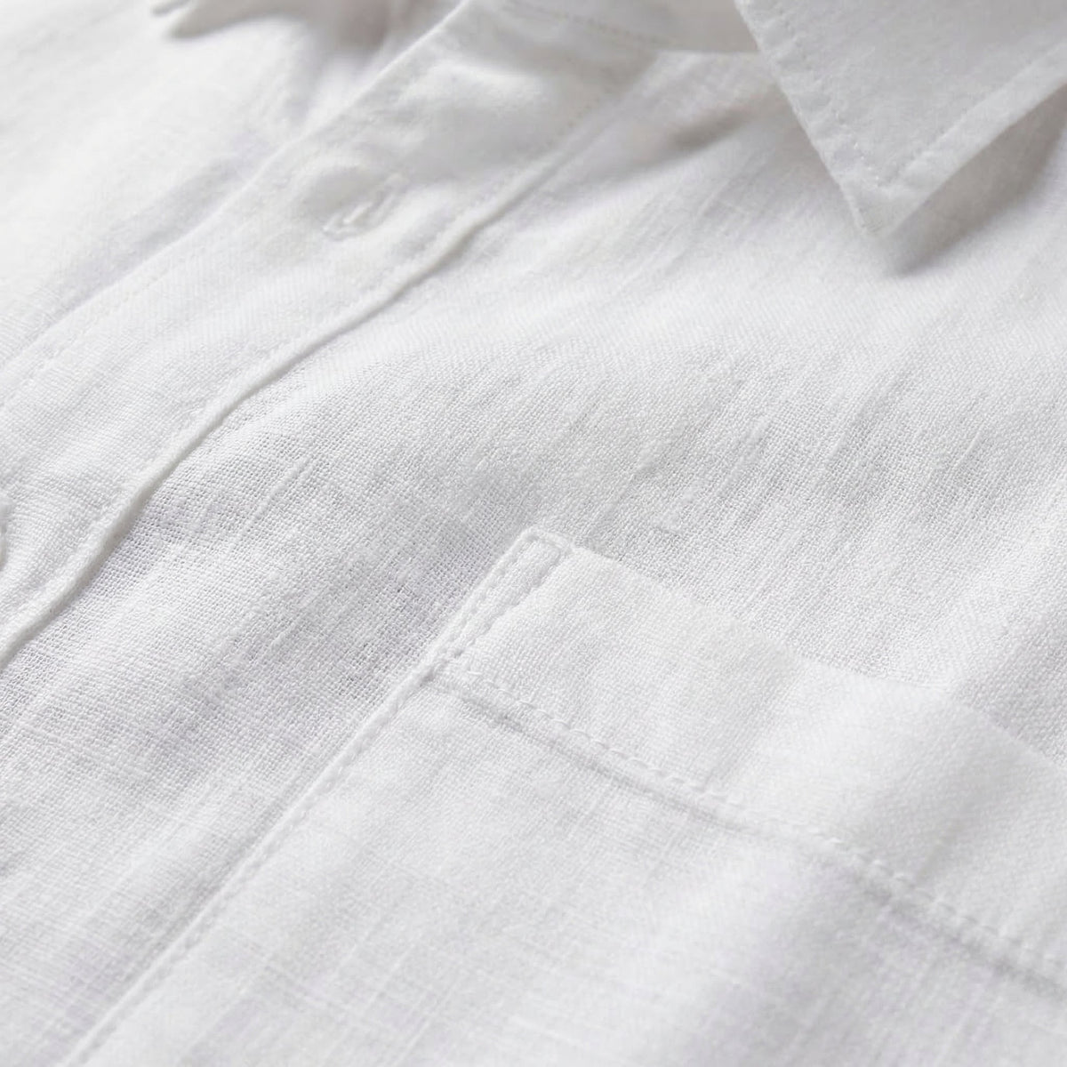 Linen Short Sleeve Shirt for Men - Casual Summer Wear in Lightweight Fabric