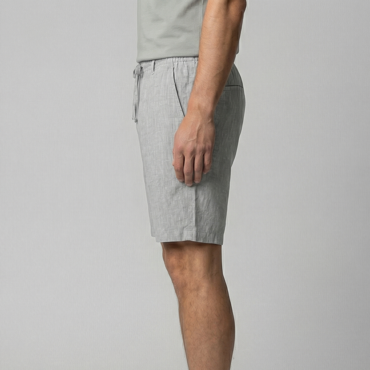 Linen Summer Shorts for Men - Lightweight Casual Wear for Warm Weather