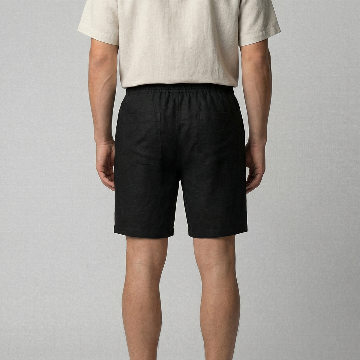 Linen Summer Shorts for Men - Lightweight Casual Wear for Warm Weather