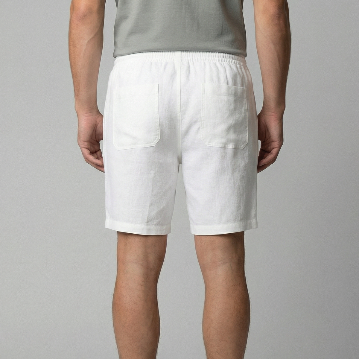 Linen Summer Shorts for Men - Lightweight Casual Wear for Warm Weather