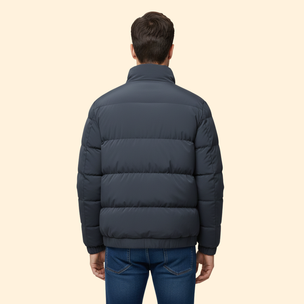Men's Insulated Puffer Jacket – Casual Wear, Outdoor Activities