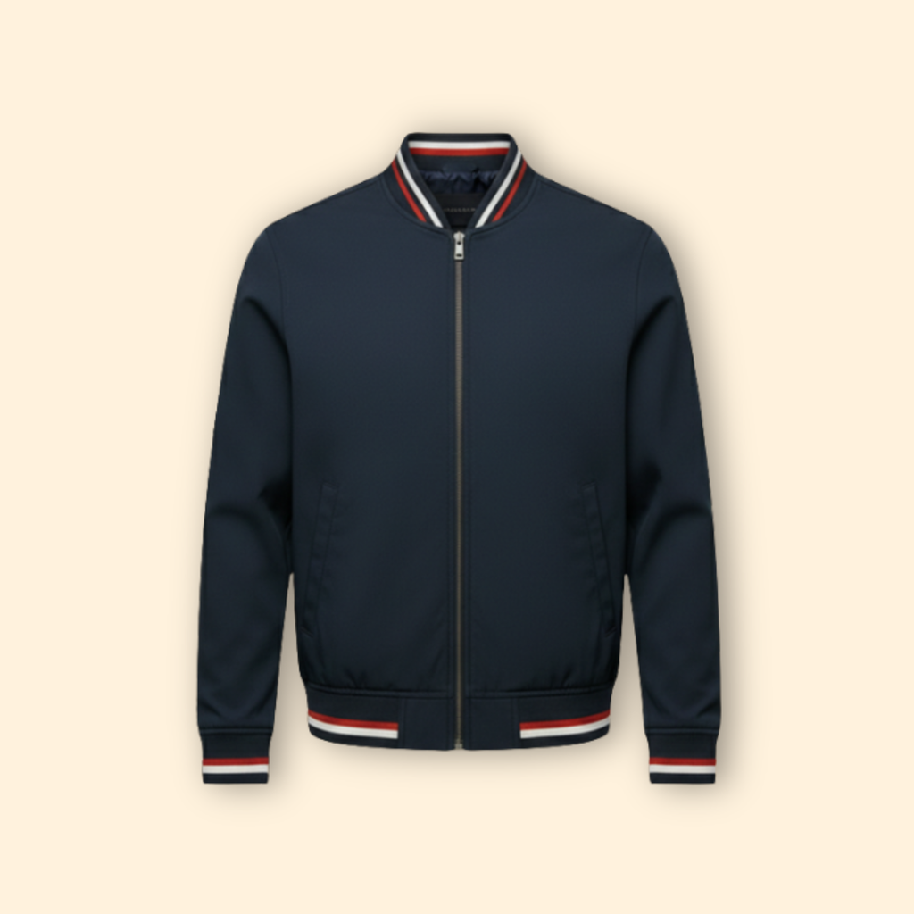 Men's Modern Bomber Jacket – Casual Wear, Stylish Outerwear