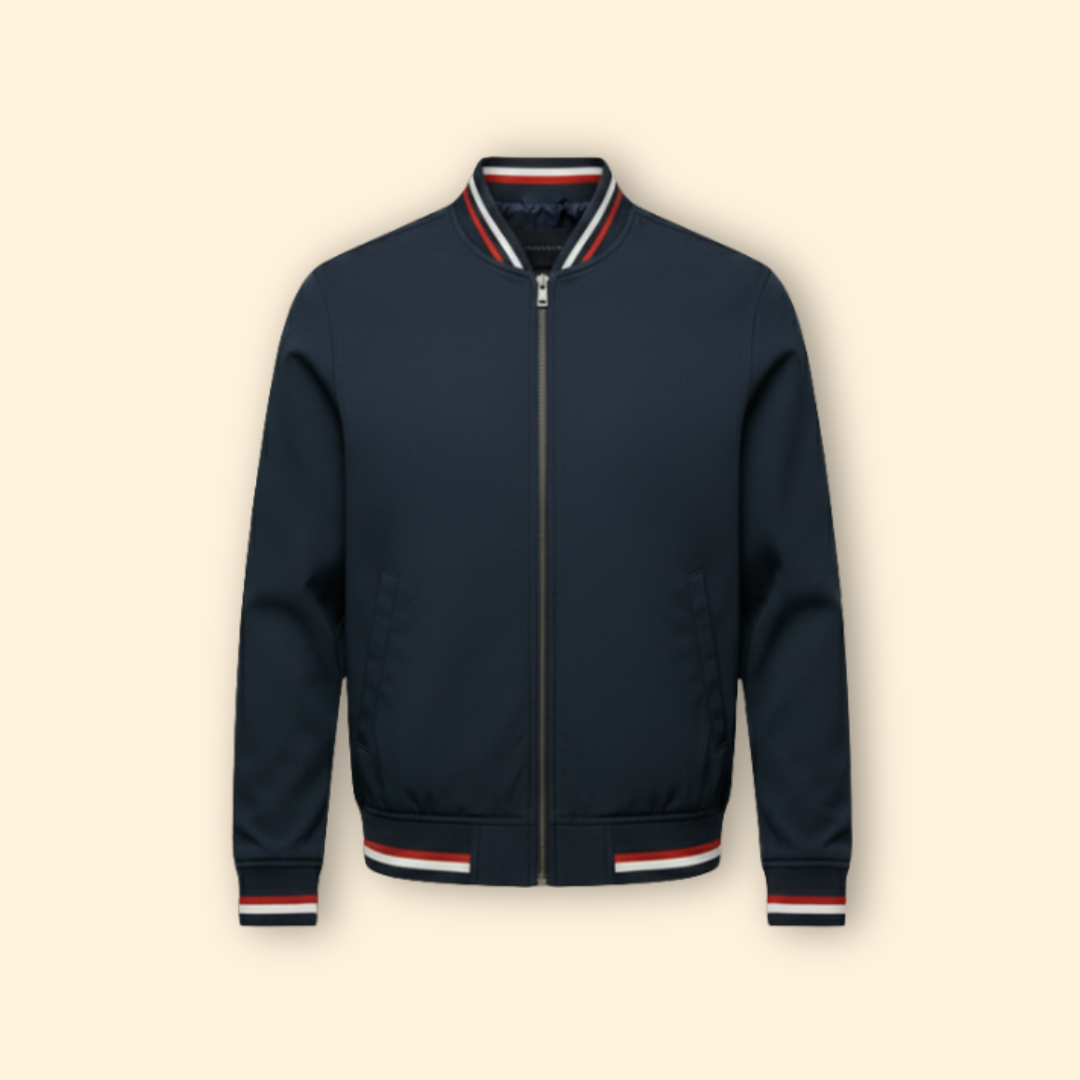 Men's Modern Bomber Jacket – Casual Wear, Stylish Outerwear
