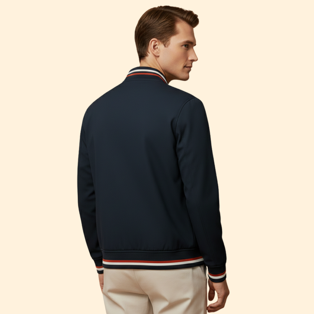 Men's Modern Bomber Jacket – Casual Wear, Stylish Outerwear