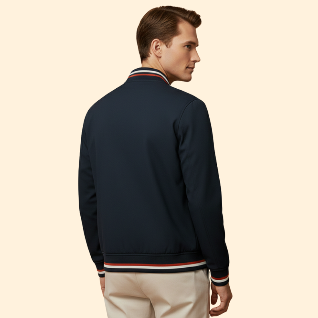 Men's Modern Bomber Jacket – Casual Wear, Stylish Outerwear