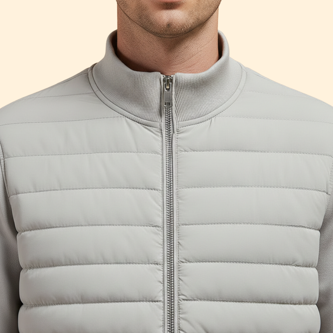 Men's Padded Bomber Jacket – Casual Wear, Stylish Layering