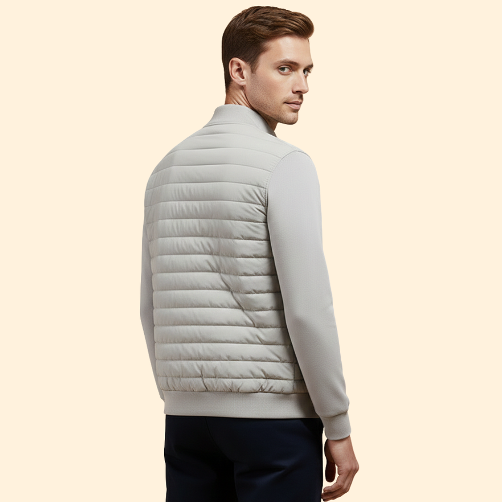 Men's Padded Bomber Jacket – Casual Wear, Stylish Layering