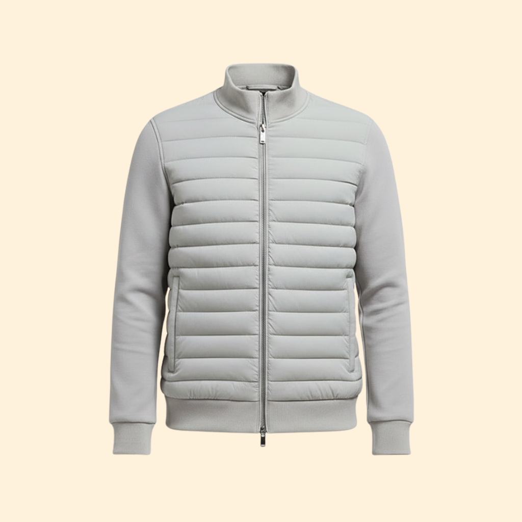 Men's Padded Bomber Jacket – Casual Wear, Stylish Layering