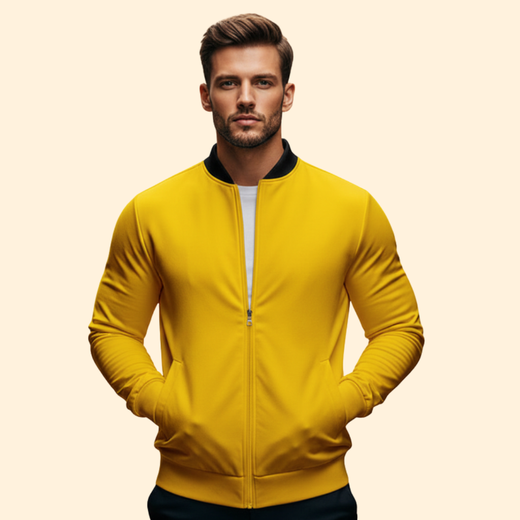 Men’s Sport Bomber Jacket – Casual Wear, Outdoor Activities