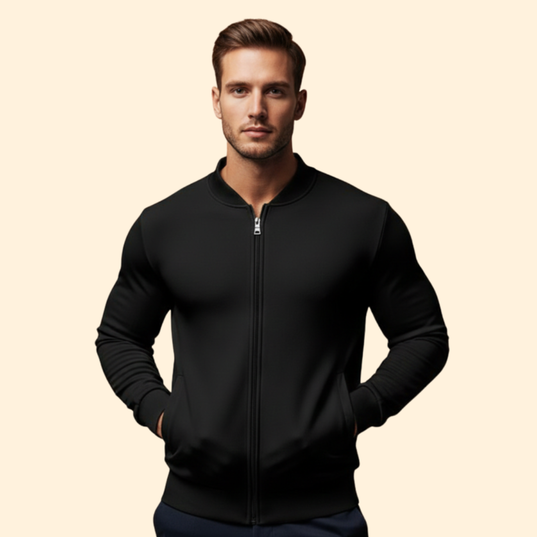 Men’s Sport Bomber Jacket – Casual Wear, Outdoor Activities