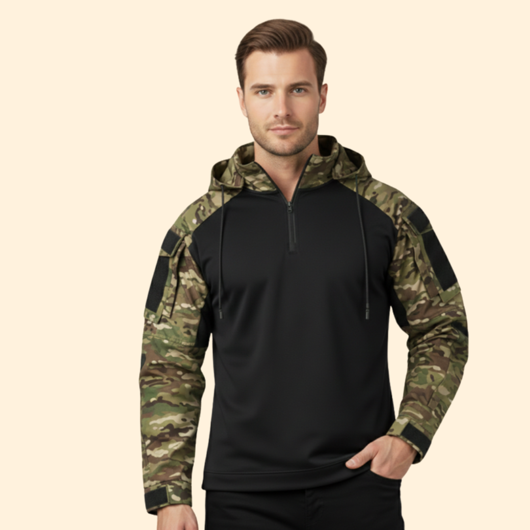 Men’s Tactical Hooded Jacket – Outdoor, Hiking