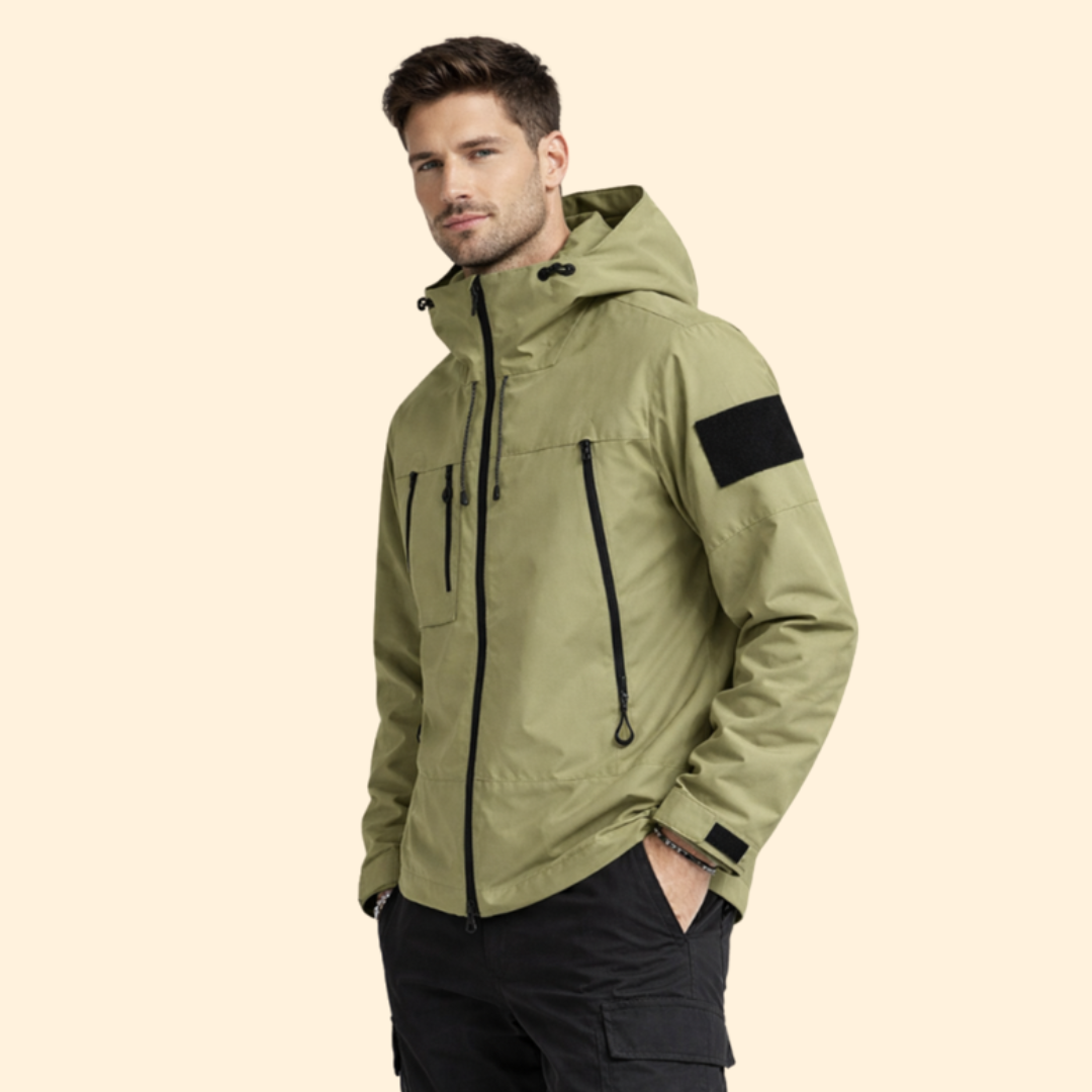 Men’s Utility Hooded Jacket – Outdoor, Casual Wear