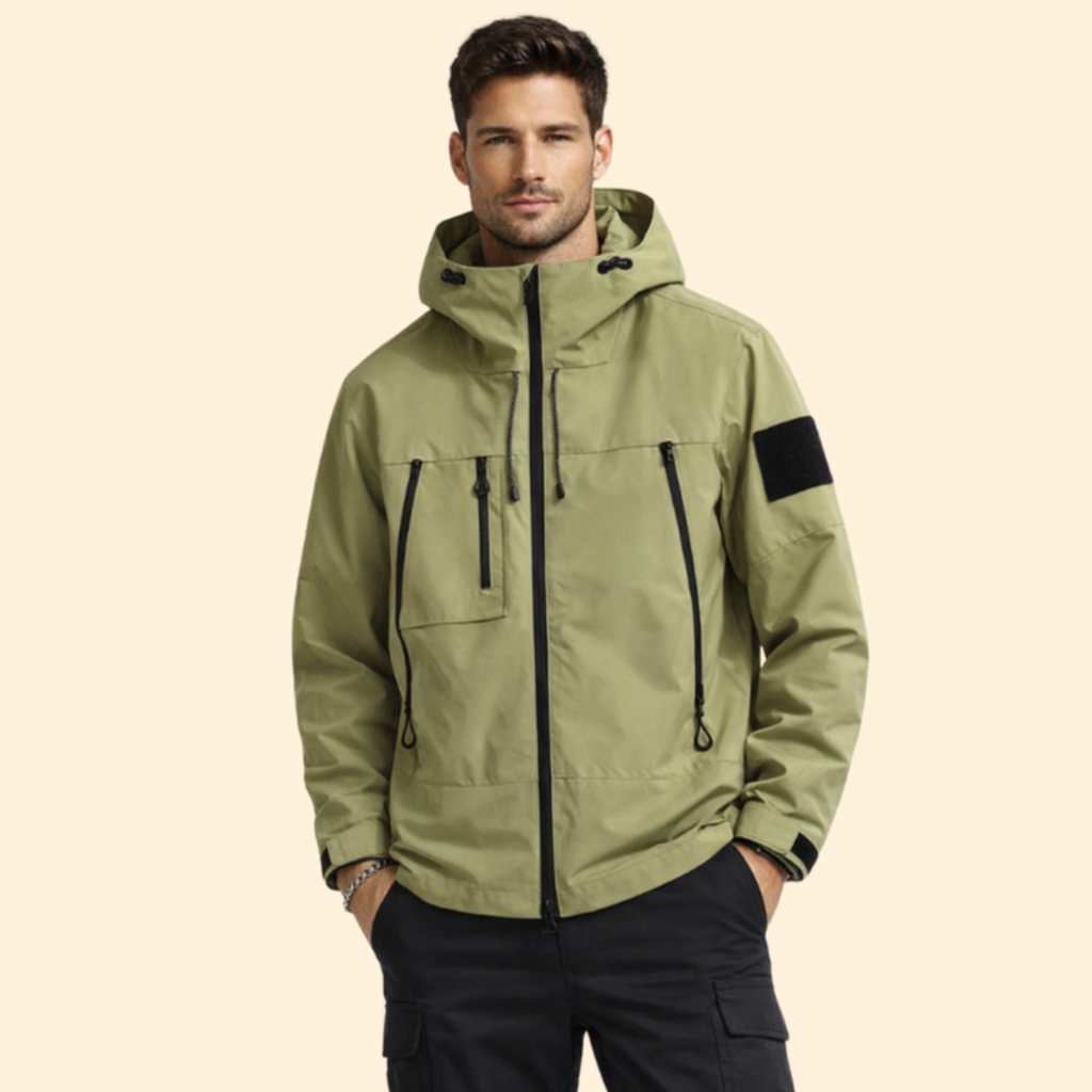 Men’s Utility Hooded Jacket – Outdoor, Casual Wear