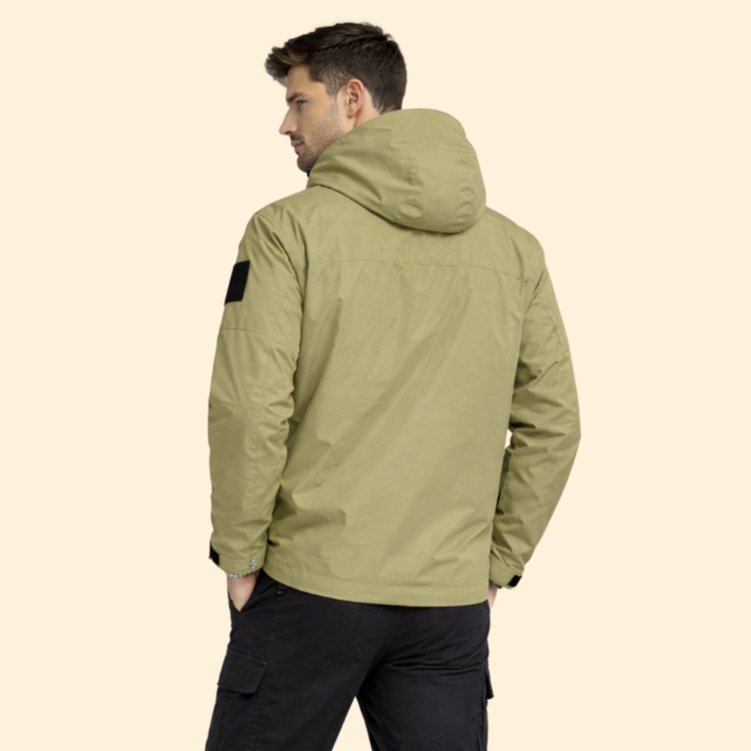 Men’s Utility Hooded Jacket – Outdoor, Casual Wear