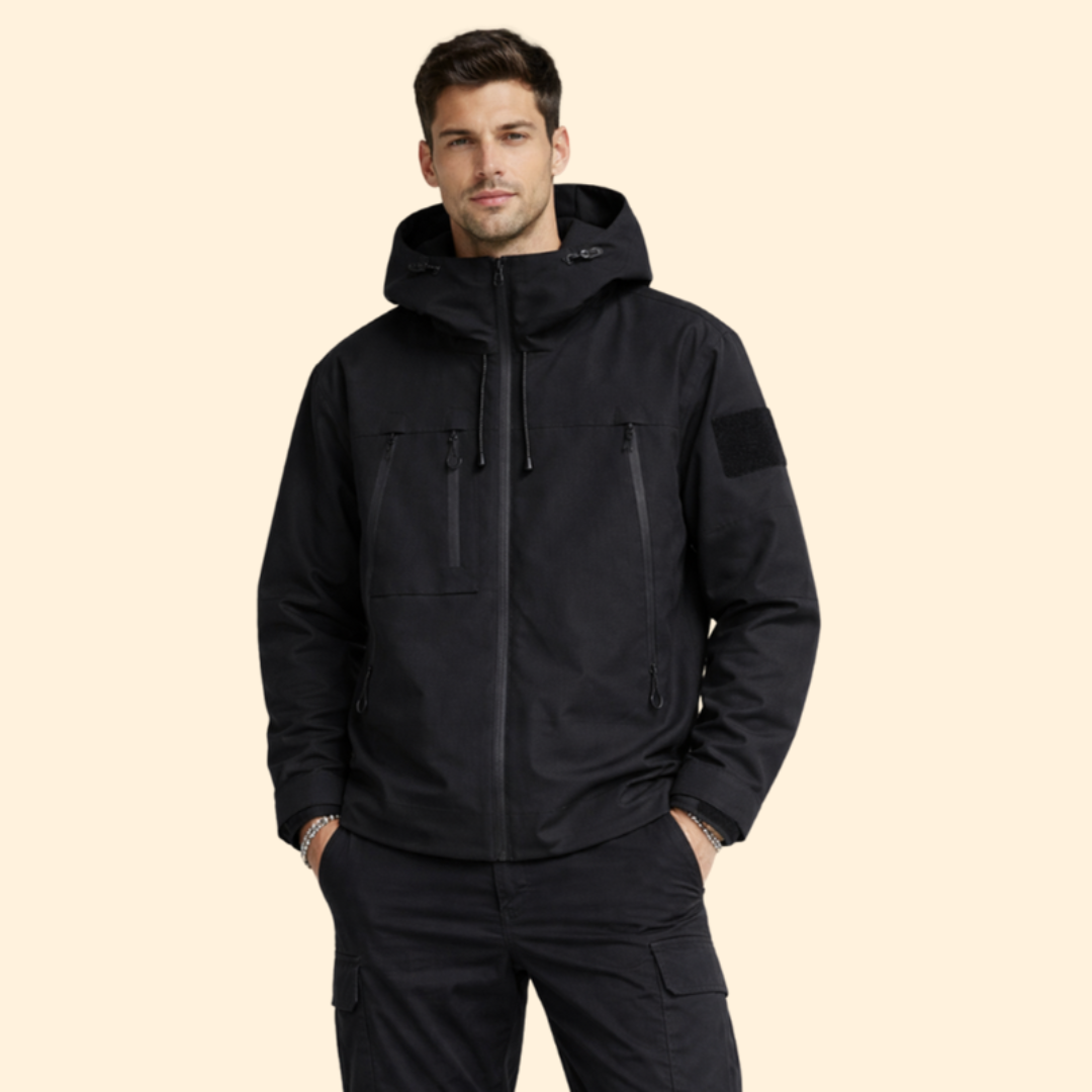 Men’s Utility Hooded Jacket – Outdoor, Casual Wear