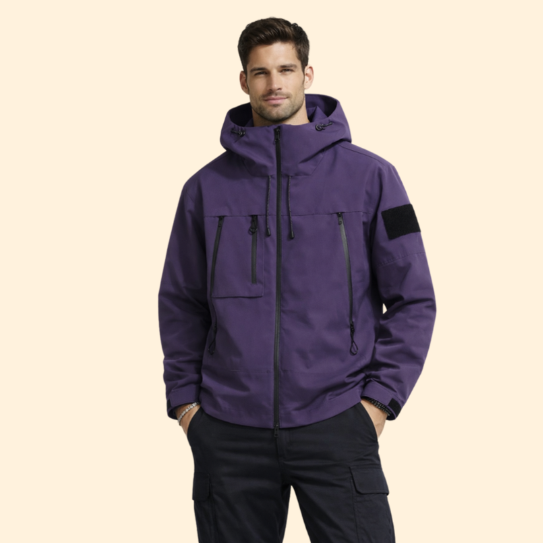 Men’s Utility Hooded Jacket – Outdoor, Casual Wear