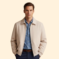 Men's Bomber Jacket with Zipper – Casual Wear, Everyday Style