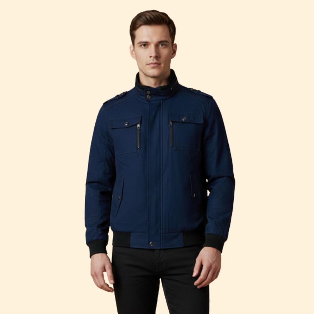 Men’s Relaxed Bomber Jacket – Casual Wear, Everyday Style