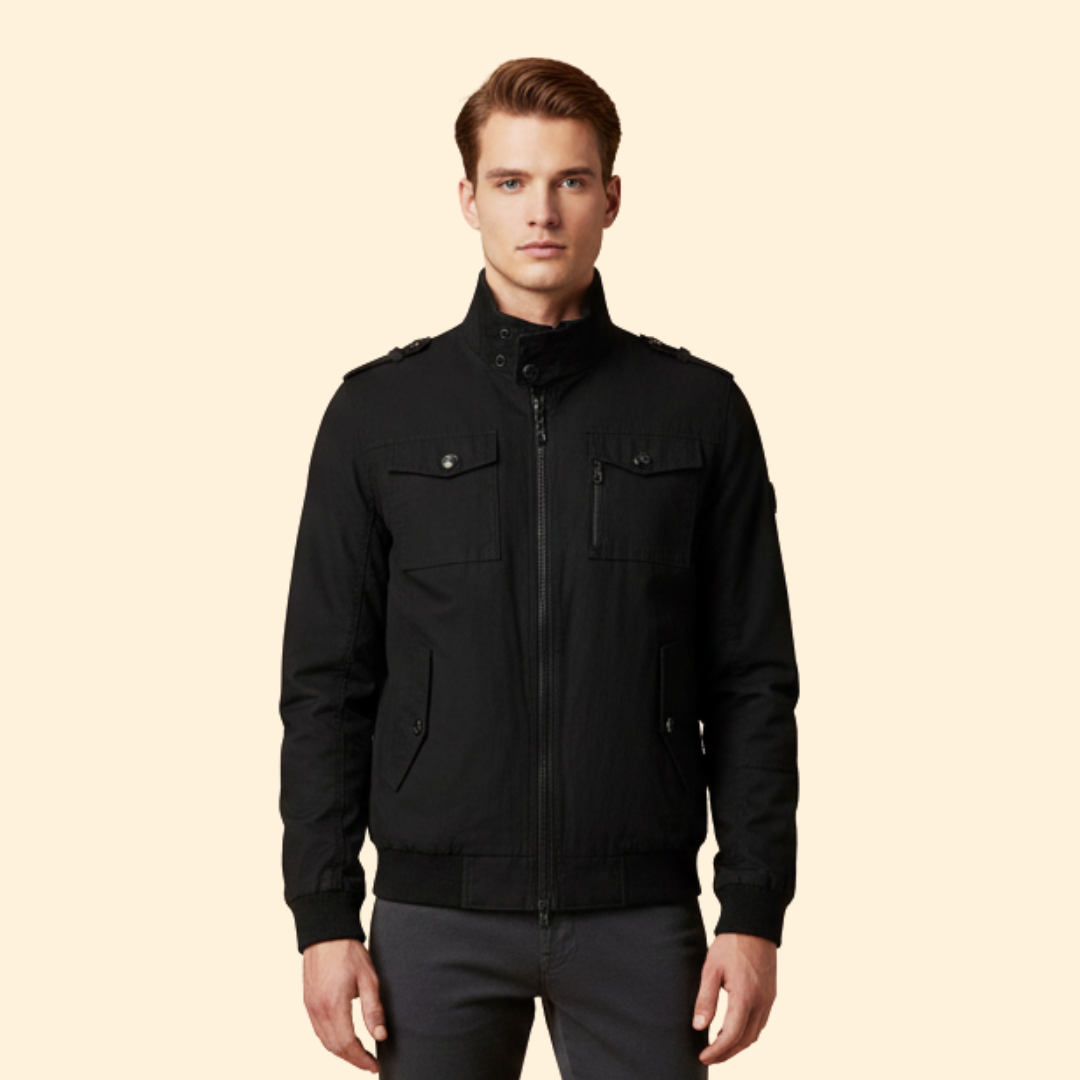 Men’s Relaxed Bomber Jacket – Casual Wear, Everyday Style
