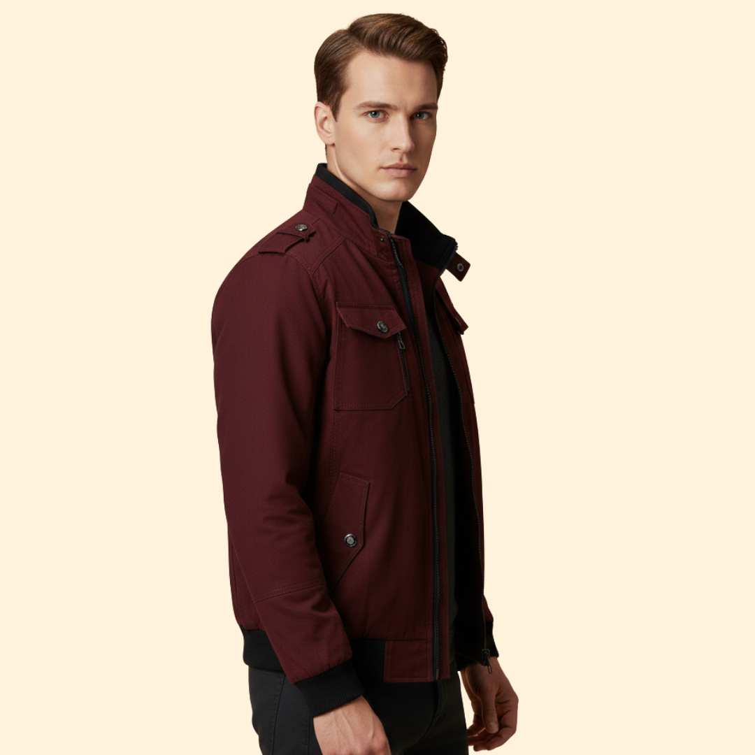 Men’s Relaxed Bomber Jacket – Casual Wear, Everyday Style