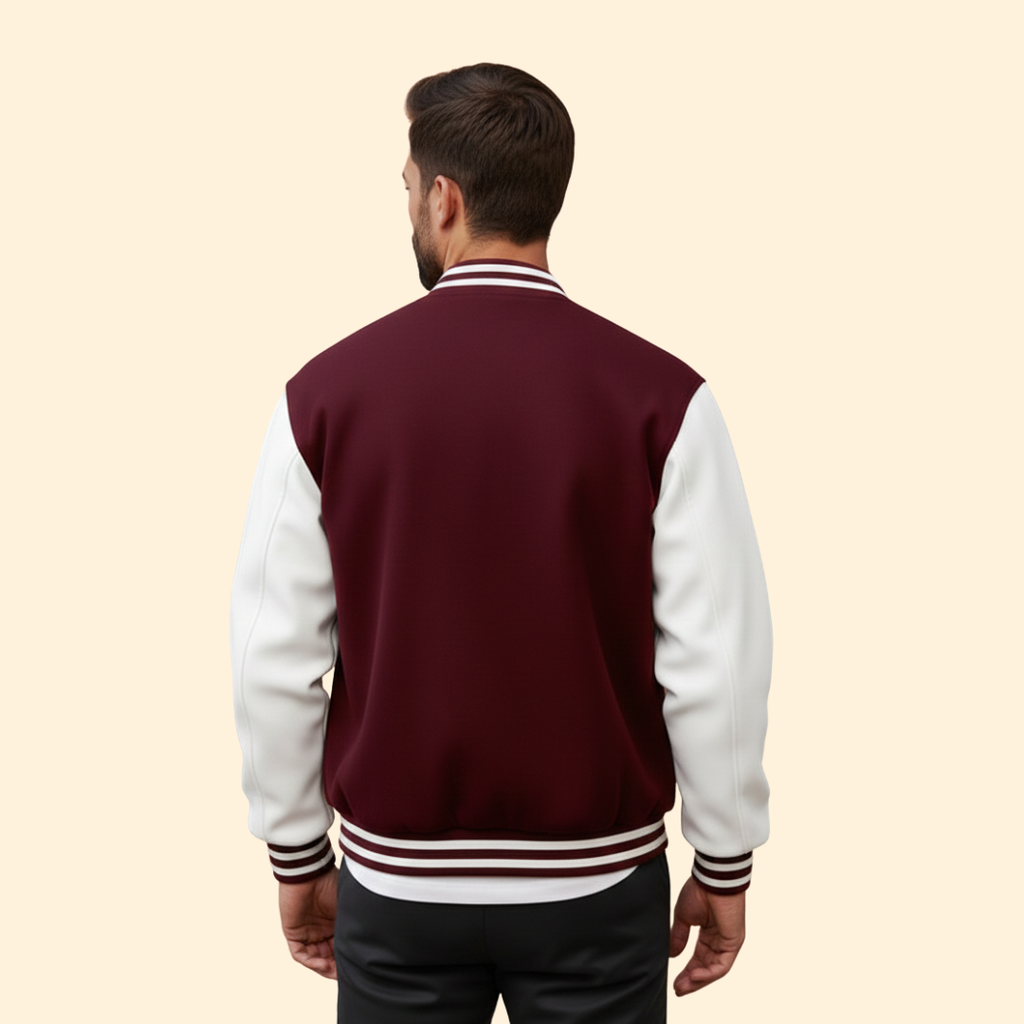 Men's Varsity Bomber Jacket – Casual Wear, Sports Outfits