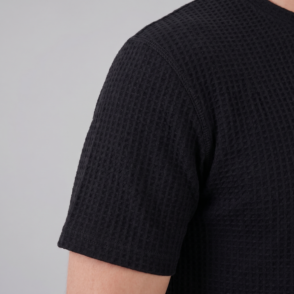 Men's Casual Structured Cotton T-Shirt for Summer Wear