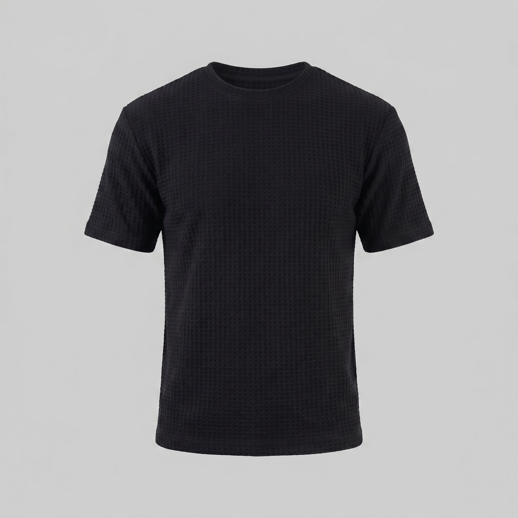 Men's Casual Structured Cotton T-Shirt for Summer Wear