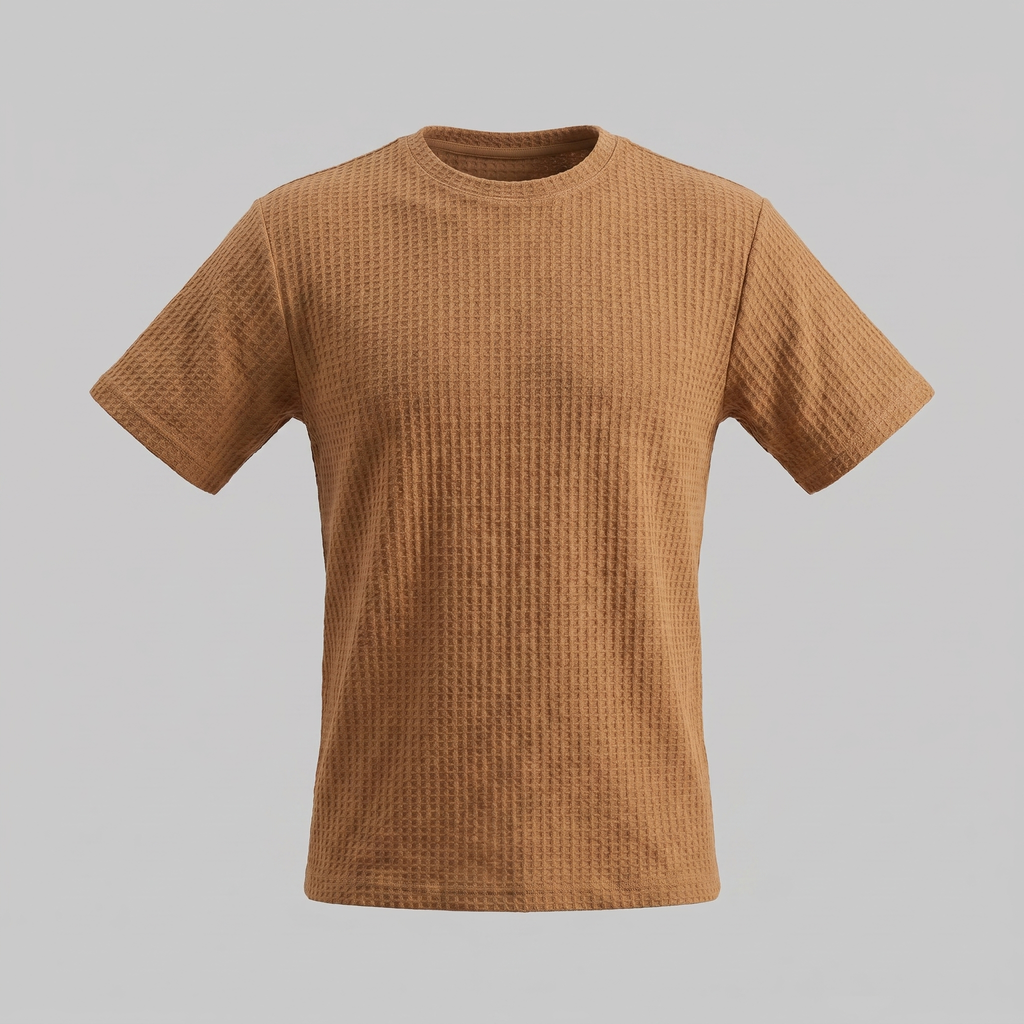 Men's Casual Structured Cotton T-Shirt for Summer Wear