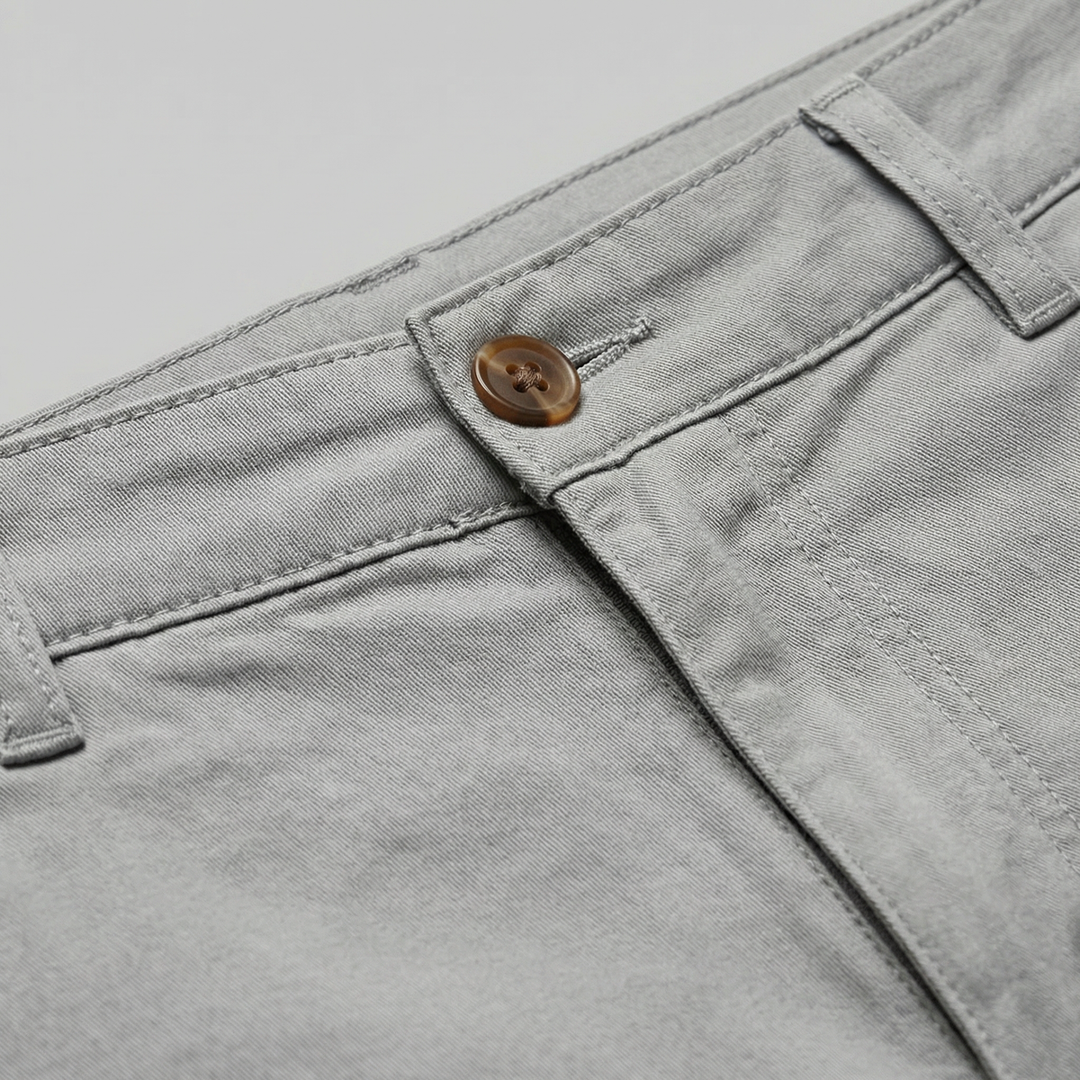 Men's Chino Shorts - Cotton Blend - Classic Fit - Casual Summer Wear