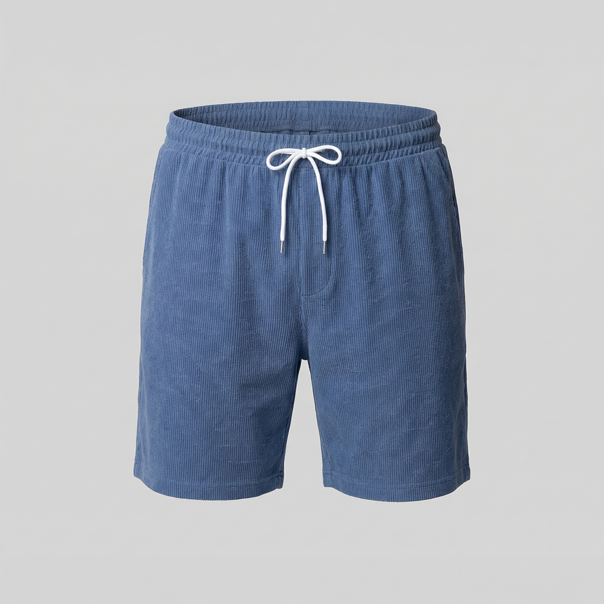 Men's Corduroy Shorts - Relaxed Fit, Casual Style for Summer Wear