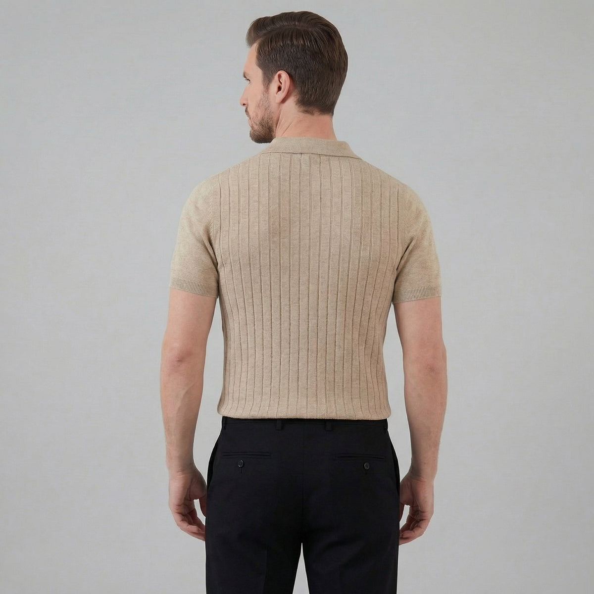 Men's Cotton Classic Fit Polo Shirt for Casual and Business Wear