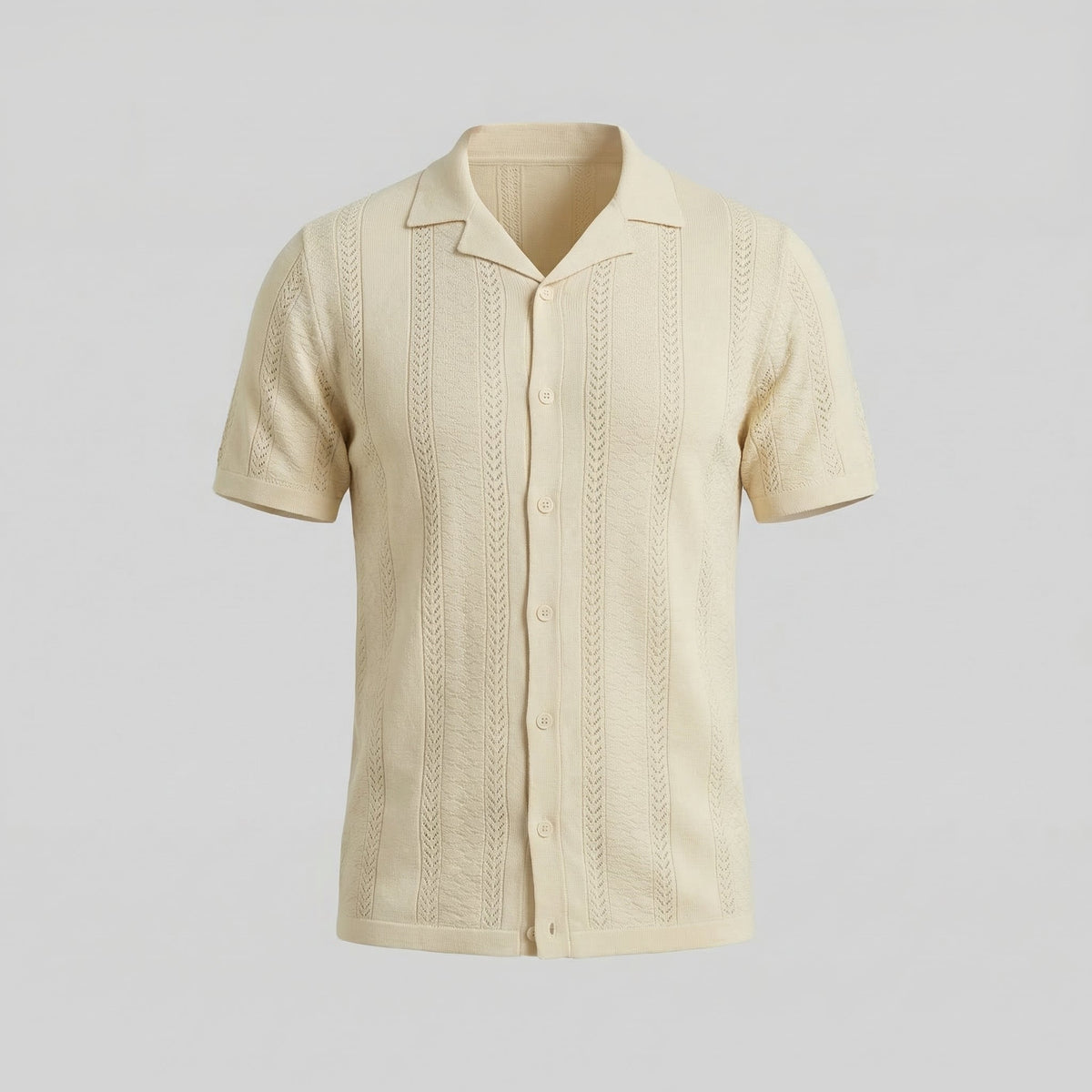 Men's Cotton Short Sleeve Summer Shirt for Casual Wear