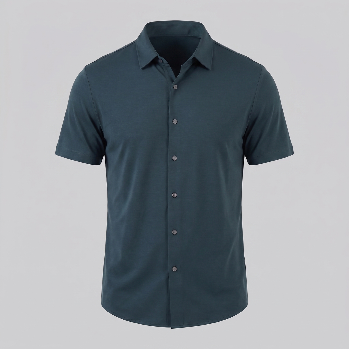 Men's Lightweight Stretch Cotton Summer Shirt for Casual Wear