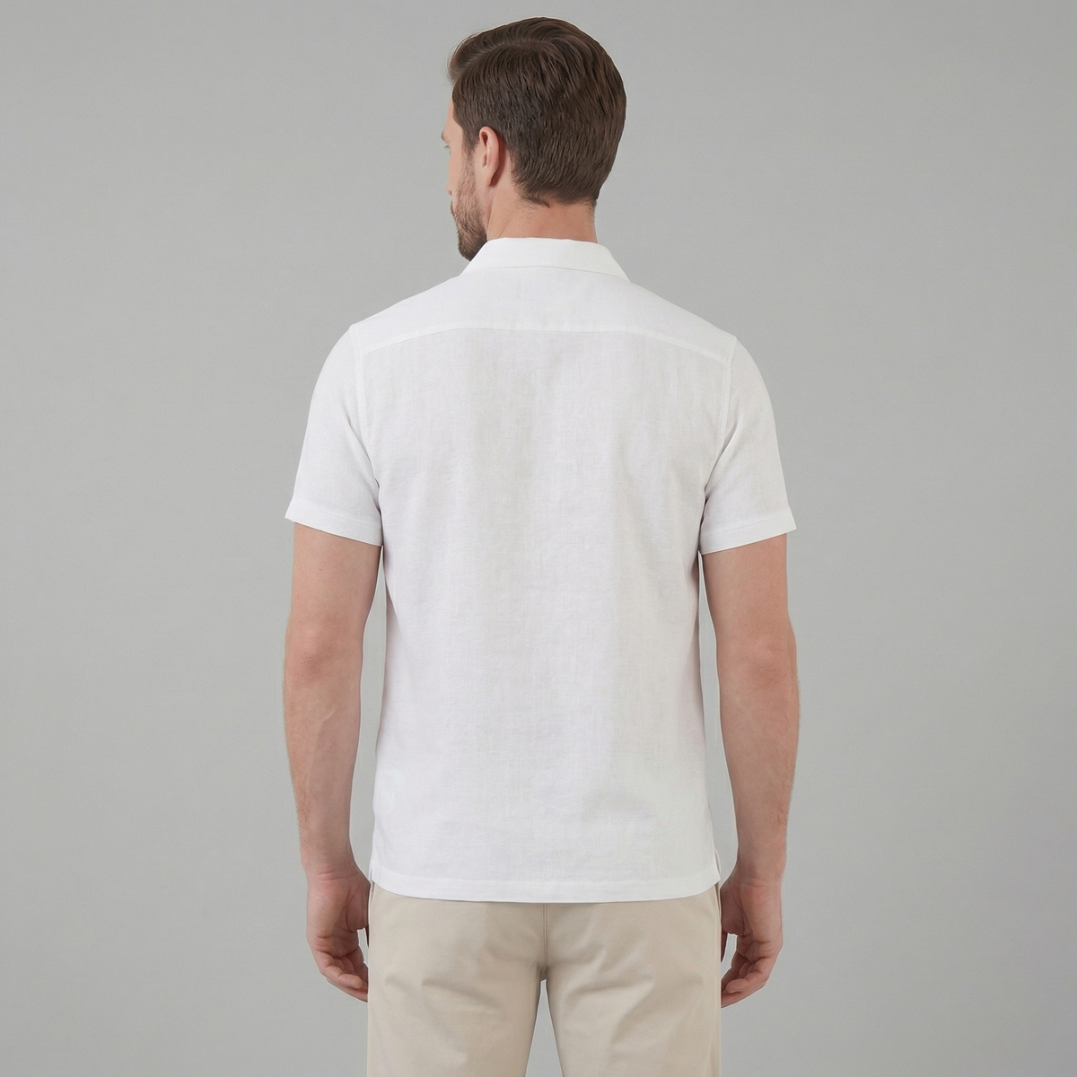 Men's Short Sleeve Polo Shirt - Lightweight Cotton - Casual Summer Wear