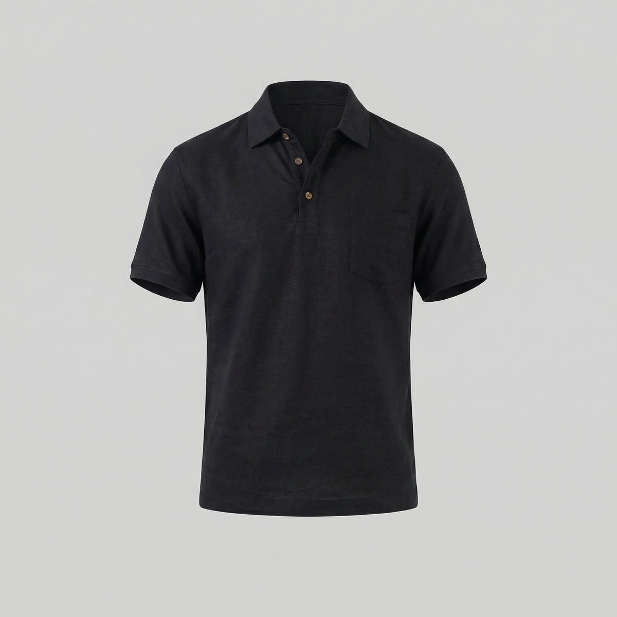 Men's Short Sleeve Polo Shirt - Lightweight Cotton - Casual Summer Wear