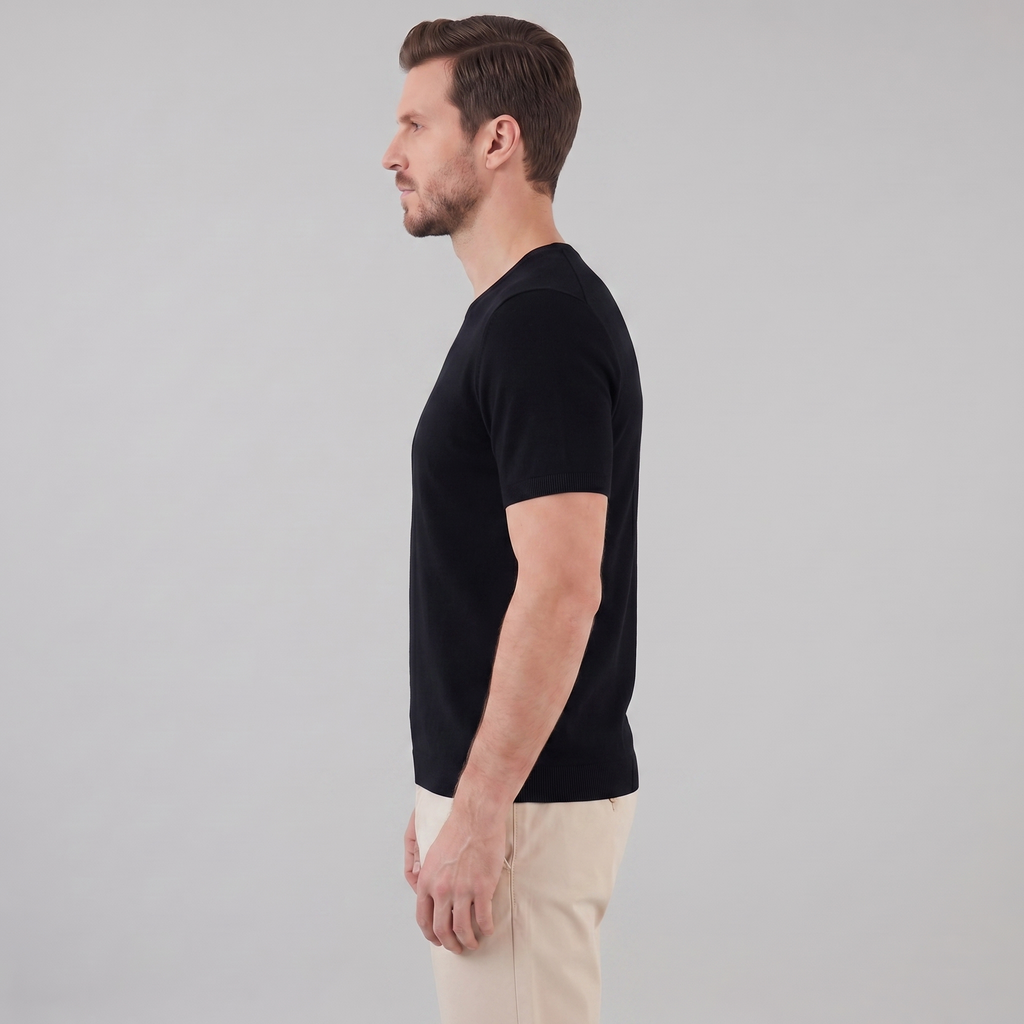Men's Short Sleeve T-Shirt - Soft Cotton, Casual Style for Everyday Wear