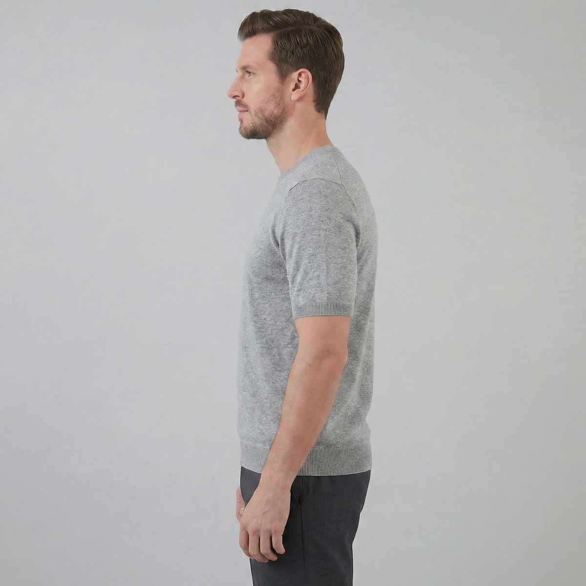 Men's Short Sleeve T-Shirt - Soft Cotton, Casual Style for Everyday Wear