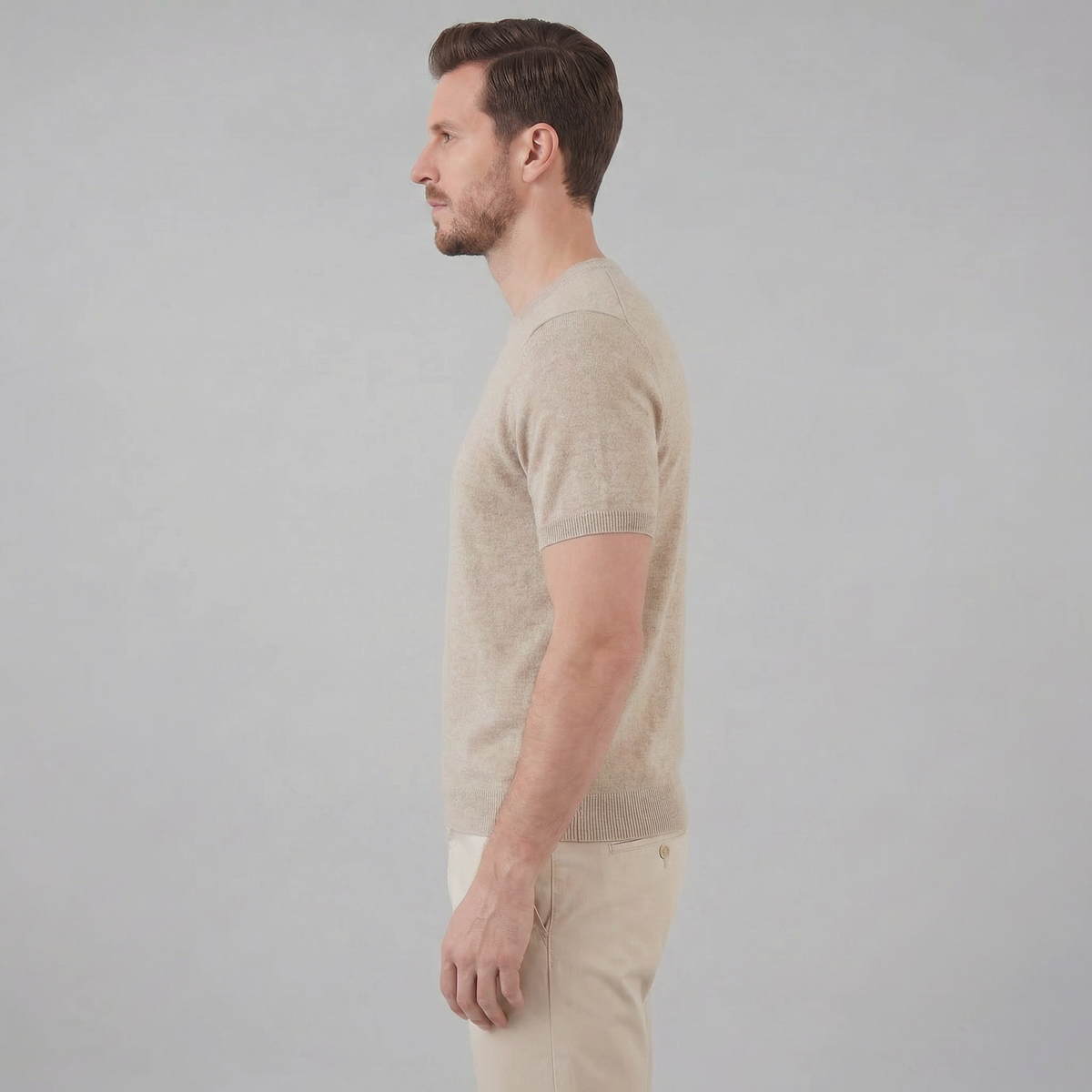 Men's Short Sleeve T-Shirt - Soft Cotton, Casual Style for Everyday Wear