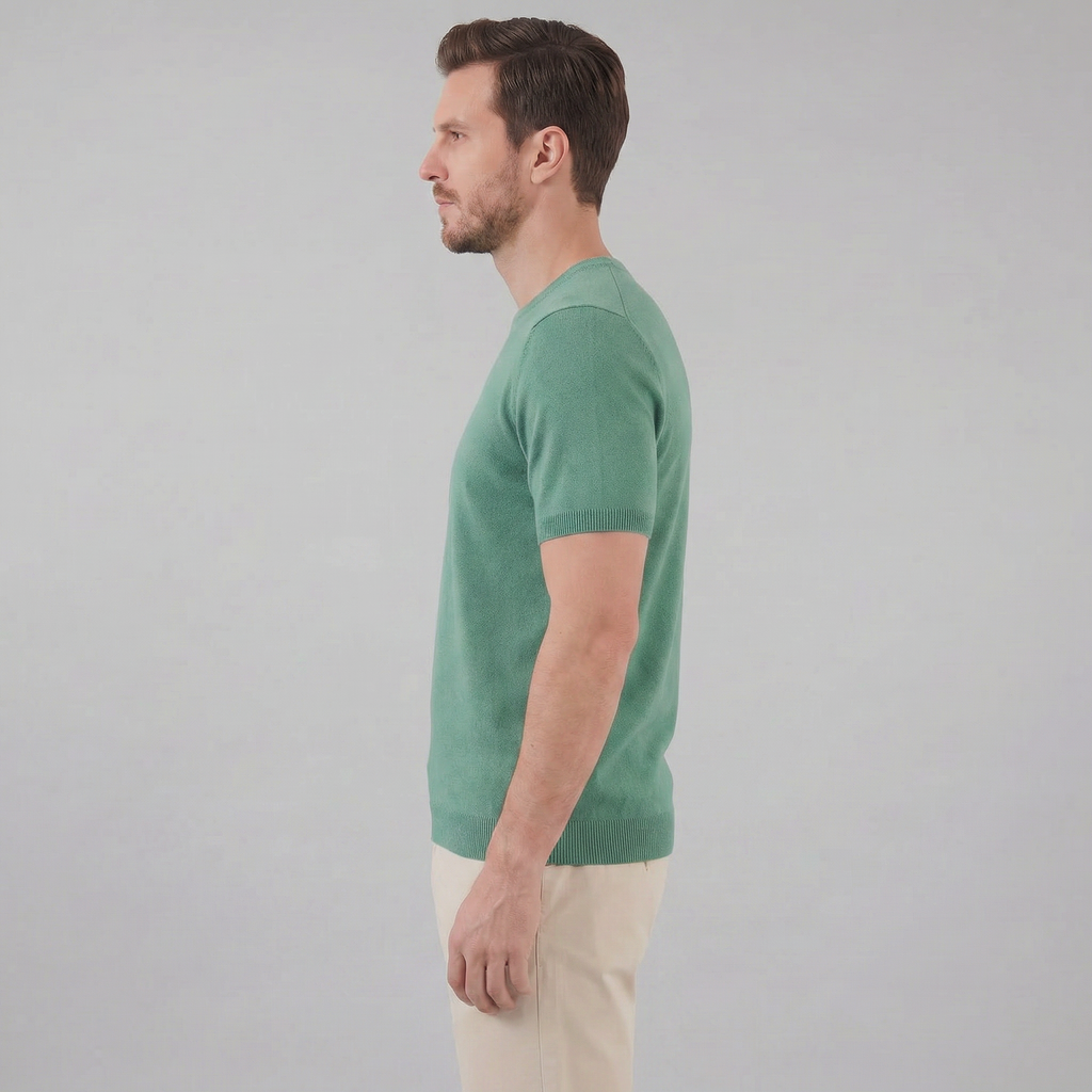Men's Short Sleeve T-Shirt - Soft Cotton, Casual Style for Everyday Wear
