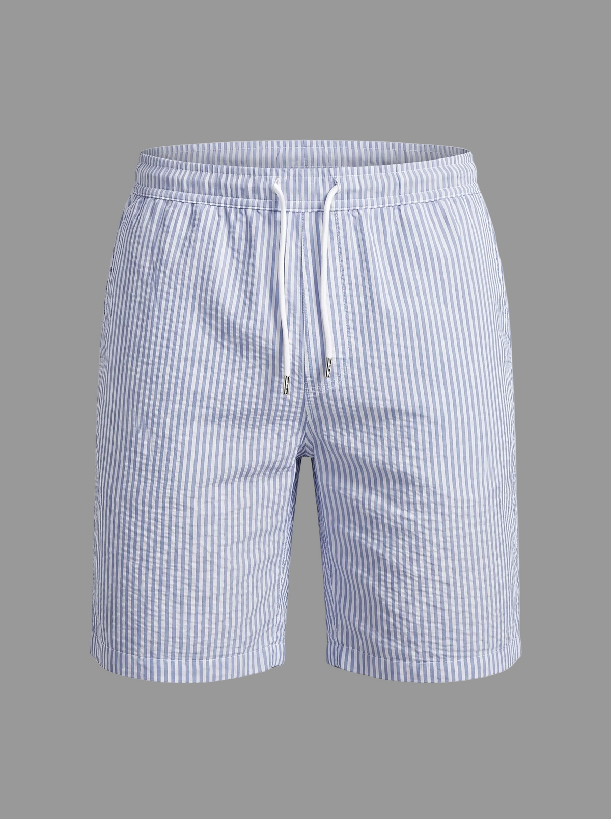 Men's Striped Cotton Summer Shorts for Casual Wear