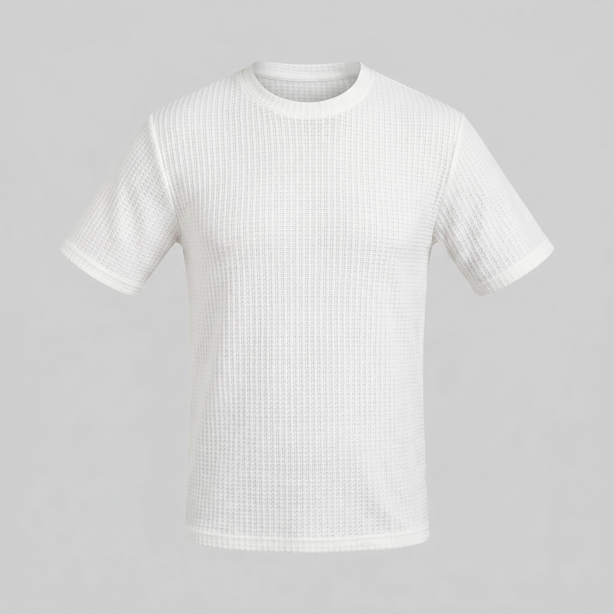 Men's Structured Cotton T-Shirt for Summer Casual Wear
