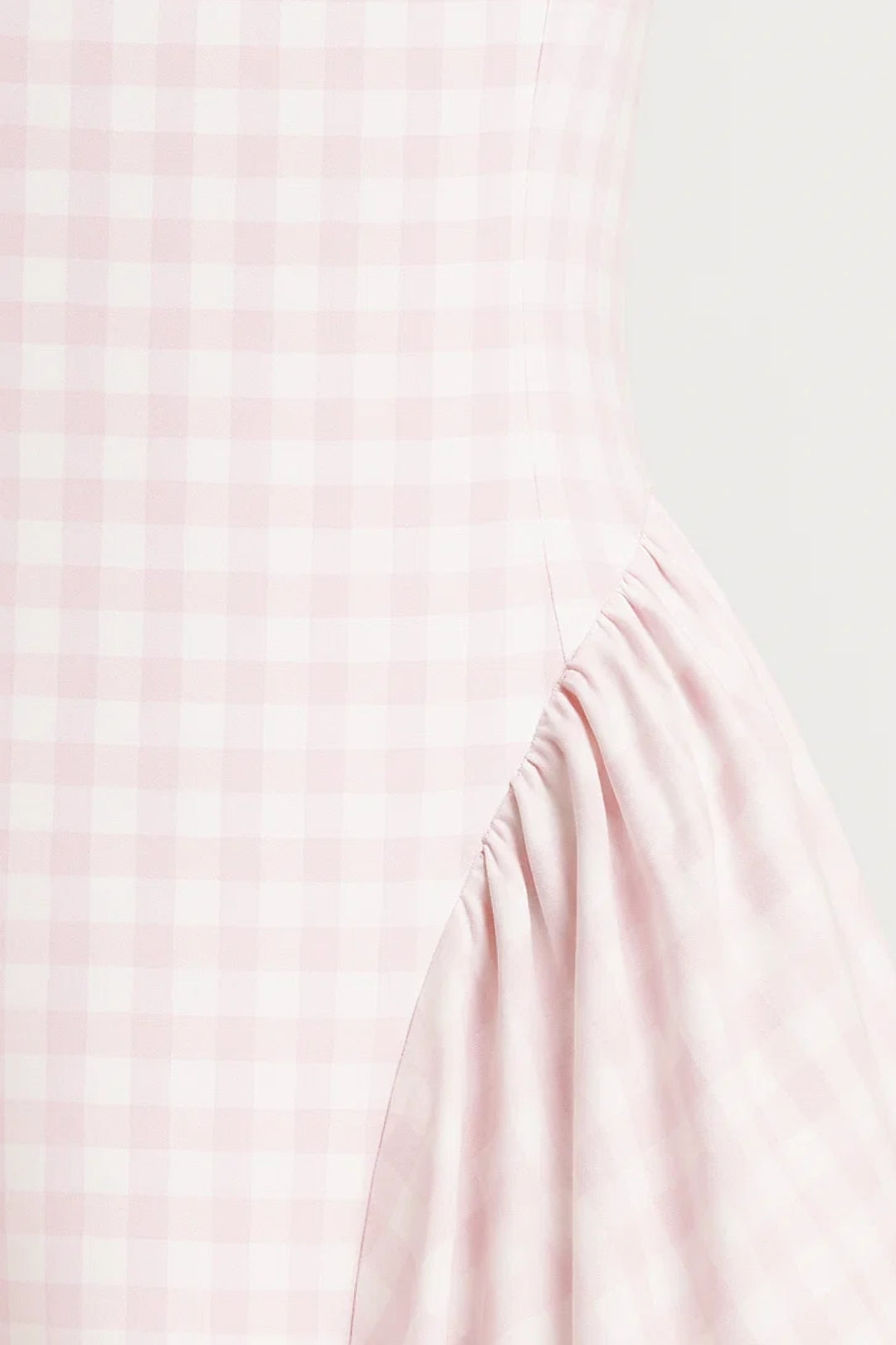 Checked Square-Neck Midi Dress – Occasion Gown for Weddings & Events