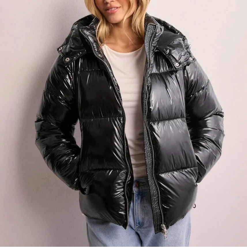 Women's Quilted Puffer Jacket | Hooded, Lightweight Insulation – Casual Wear, Winter Outdoor