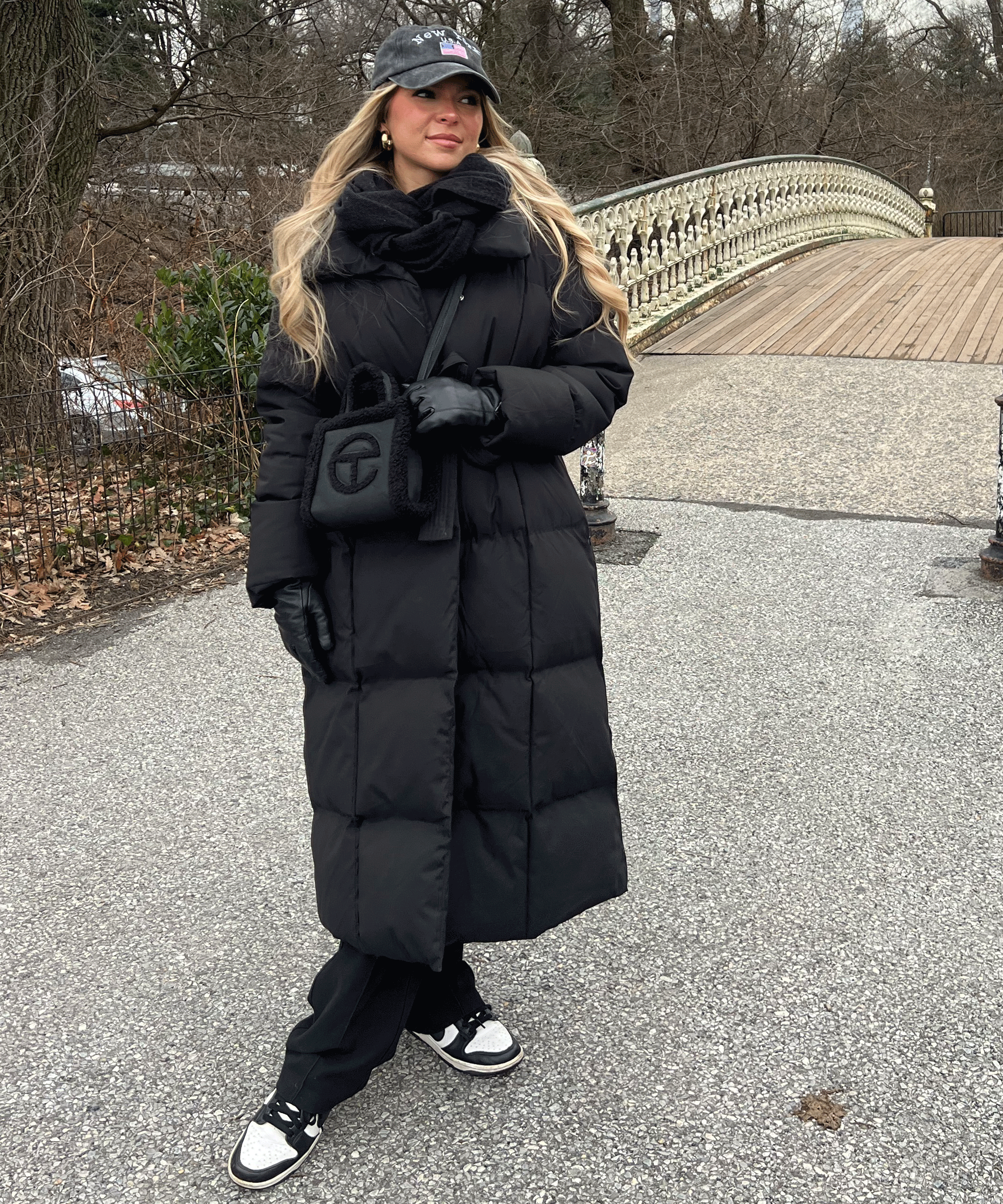 Long Quilted Winter Coat in Black – Stylish Warmth for Everyday Wear, Casual Outings