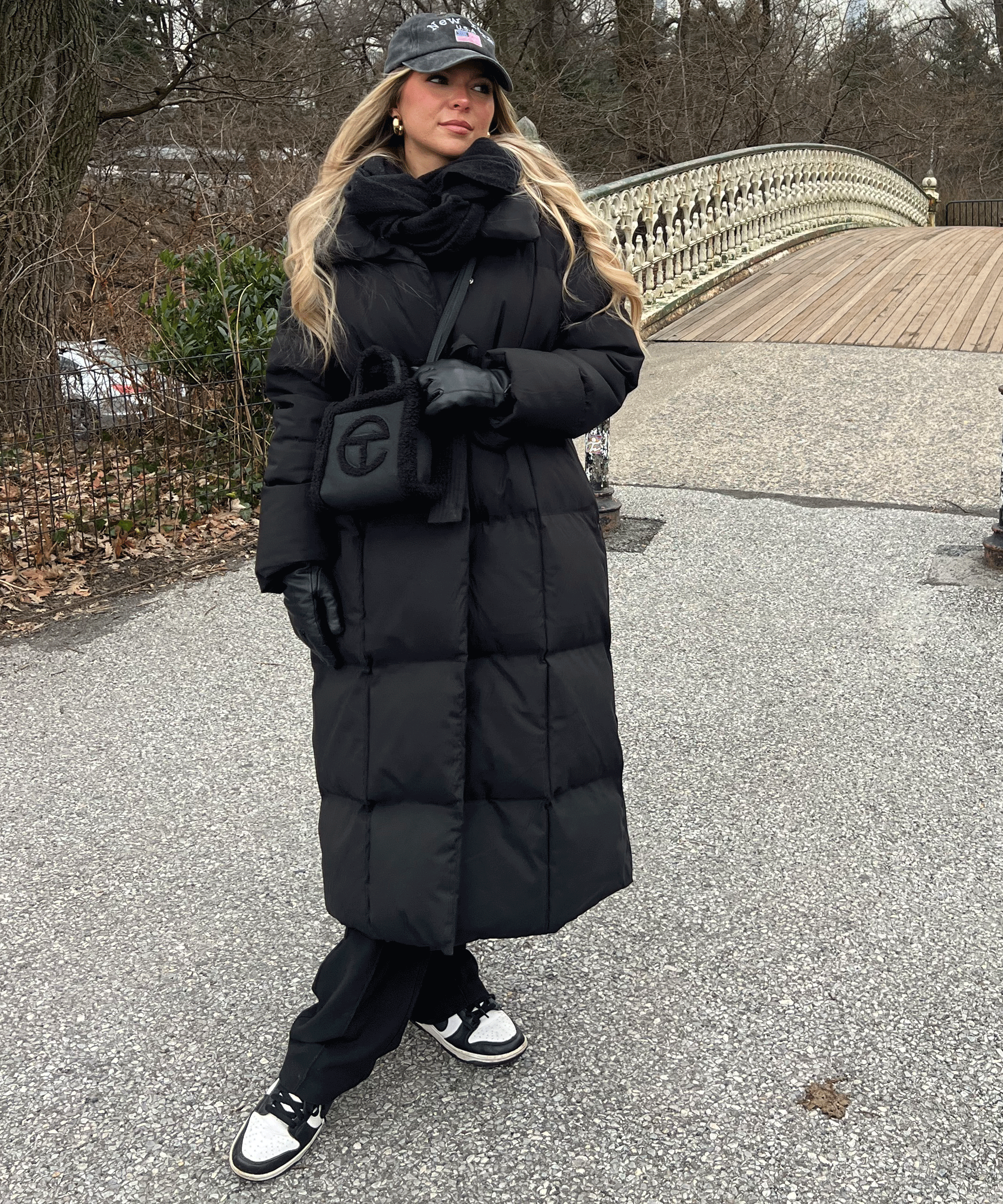 Long Quilted Winter Coat in Black – Stylish Warmth for Everyday Wear, Casual Outings