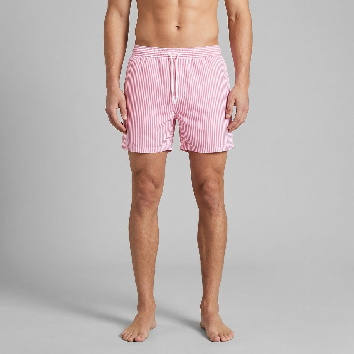 Quick-Dry Men's Swim Shorts - Casual Trunks for Beach and Pool Wear