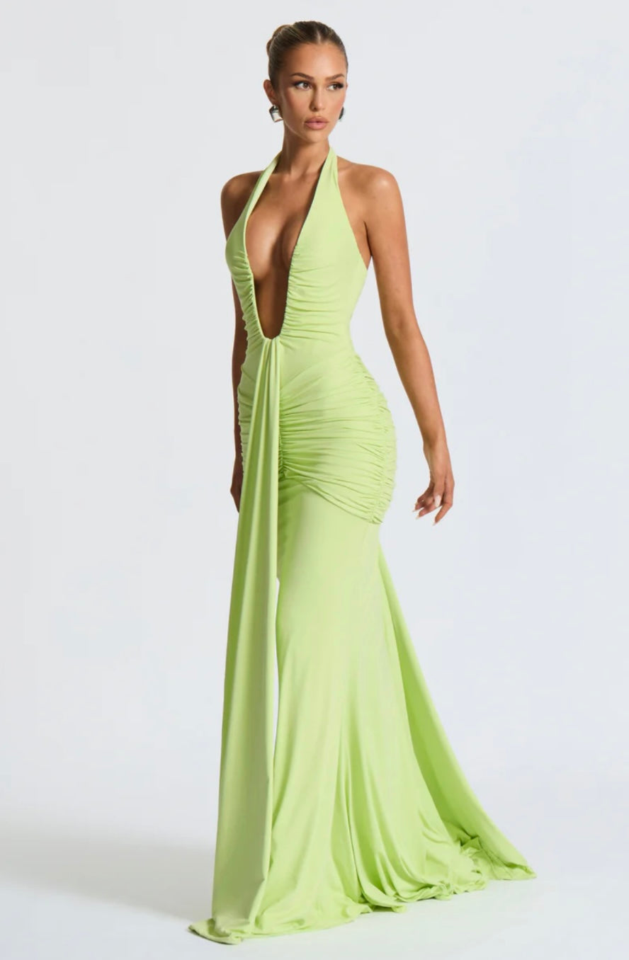 Halter Maxi Dress – Occasion Gown for Weddings & Events