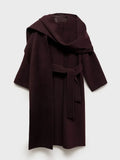 Bordeaux Wrap Coat – Stylish Women's Outerwear, Perfect for Everyday Wear, Casual Outings